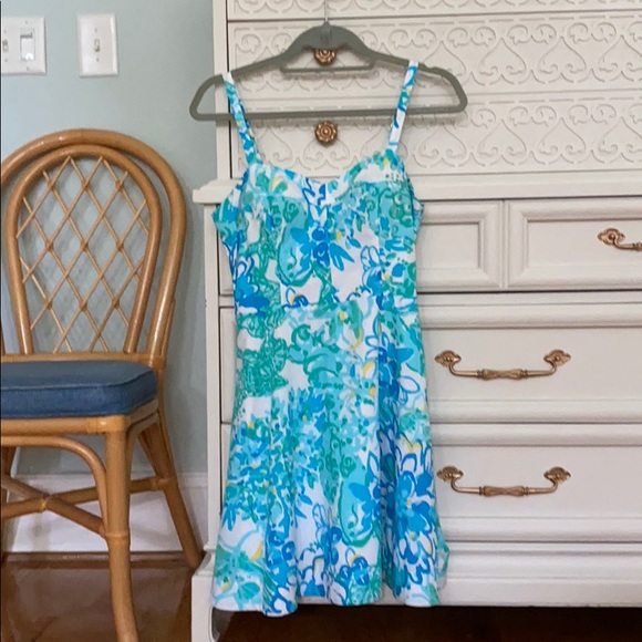 NWT Lilly Pulitzer willow dress in resort white. - Picture 1 of 5